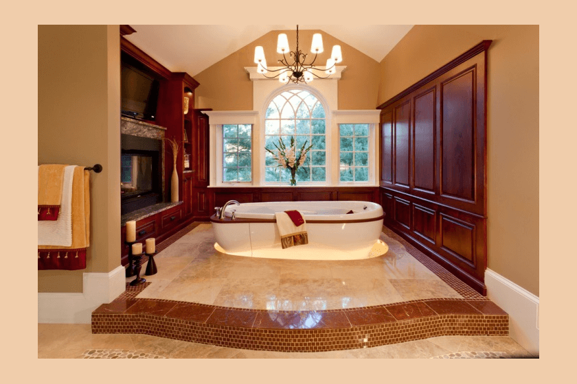 1. Transitional chandelier modern and traditional design