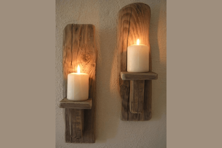Candle Sconces for vintage bathroom lighting