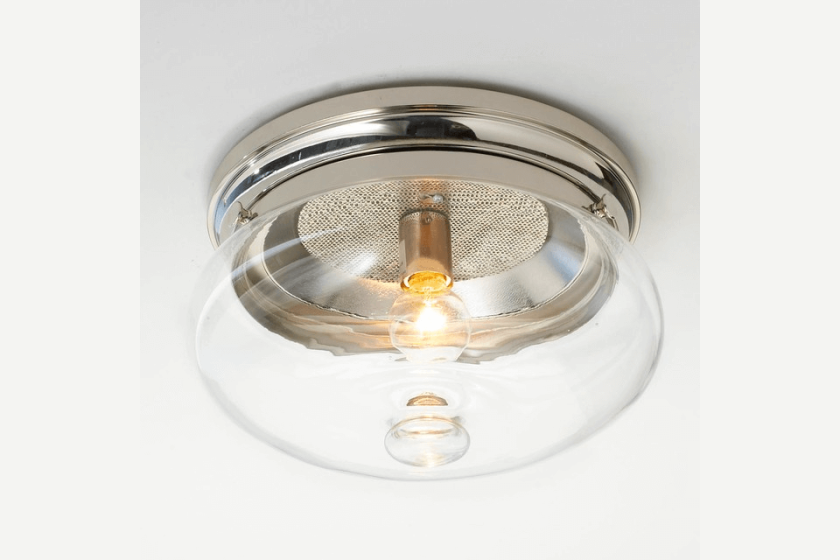 Glass Ceiling Light for bathroom lighting ideas