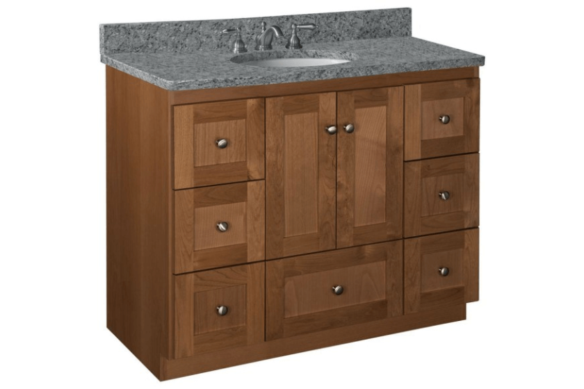 42 inch unfinished bathroom vanity
