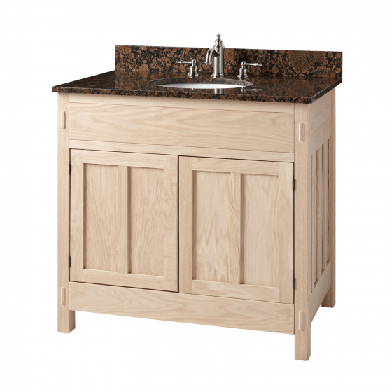 Unfinished bathroom vanity 30