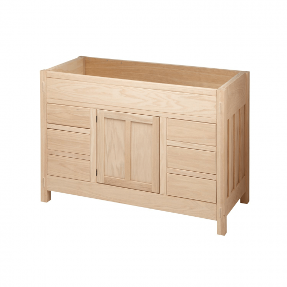 Unfinished bathroom vanity 48