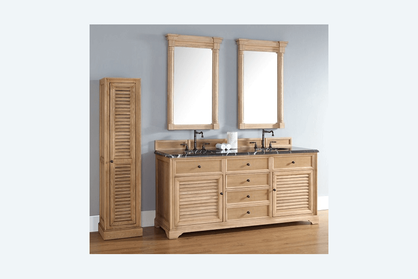 Unfinished wood bathroom vanity cabinets