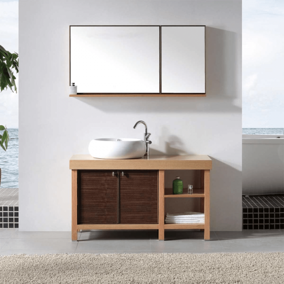 Image: conceptbaths.com Unfinished wood furniture bathroom vanity