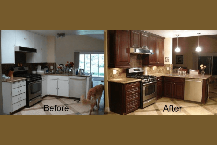 Image: 1800cabinetwholesalers.com Refacing kitchen cabinets before and after images