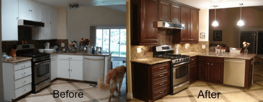 Image: 1800cabinetwholesalers.com Refacing kitchen cabinets before and after images
